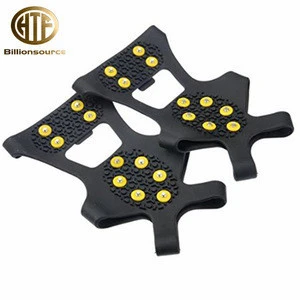 Snow shoe crampons climbing silicone ice crampons for shoes