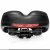 Import Soft Mountain Bicycle Seat Wide Dual Shock Absorbing Ball Cycling Leather Bike Saddle With Rear Cycling Reflective Strip from China