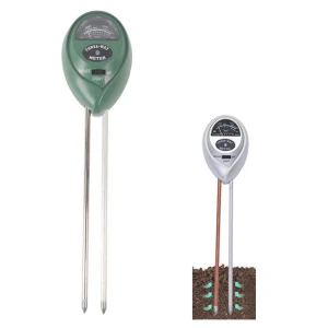 Soil Moisture Meter Tester Probe Sensor (Green) for Garden Farm Lawn Household Indoor Outdoor Gardening Plants Growth