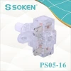 SOKEN power strip transparent india push button switch 250v 16(6)a T100 PS05-16