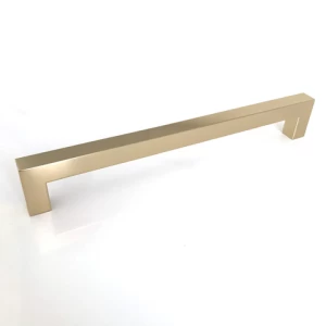 Solid Aluminum Alloy Square Cabinet Handle Pull Furniture Kitchen Brass gold door Handle