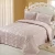Import Solid Color Embroidered Quilted Satin Bedspread from China