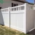 Import Solid PVC Privacy Fence Vinyl Semi Privacy Fence White Tan Grey PVC Fence Panel with England Cap from China