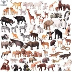 solid PVC wild animals toys collection, custom made lifelik animal toys models, non toxic PVC animal figures for education