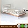 solid wood frame hotel furniture single bed