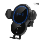 SOSLPAI new arrived wireless charger car phone holder ultra thin mini 10w fast charging qi wireless car charger