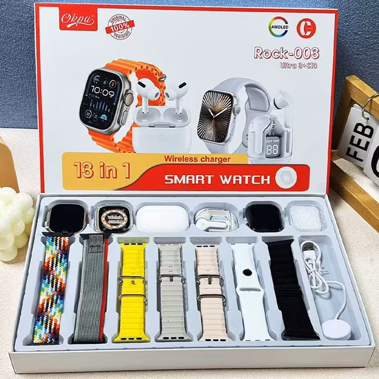 Import 13 in 1 Smart Bluetooth Watch Set from China