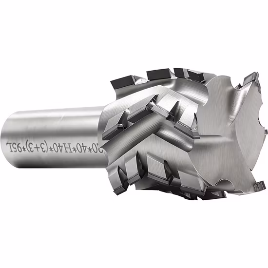 Robust Solid Construction Diamond Wood Cutter PCD Spiral Milling Cutter