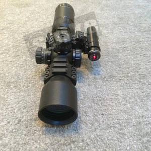Spike 1.5-4X30 Red,green,blue Rifle Scope Riflescope Sight/red laser sight red dot & laser scope