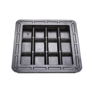 Square 500*500 Fiber Glass bmc manhole covers for wholesales