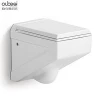 Stable productivity dual-flush washdown ceramic sanitary ware wall hang toilet bathroom suite with low price