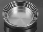 Stainless Steel 410 Pastry Dough Vegetable Dish Kitchen Cooking Candy Party Plates Flat Plate Cake Plate