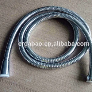 stainless steel flexible extendable shower hose tube, flexible bidet spray and hose