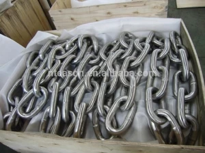 stainless steel link chain  commercial chain alloy steel high strength lifting chain