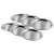 Import Stainless Steel Plain Plate Dinner Ware Tableware Kitchenware Metal Utensils Solid Round Serving Plate Set Of 6 20cm Diameter from India