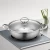 Import Stainless steel soup pot 304 five layer steel glass hot pot from China