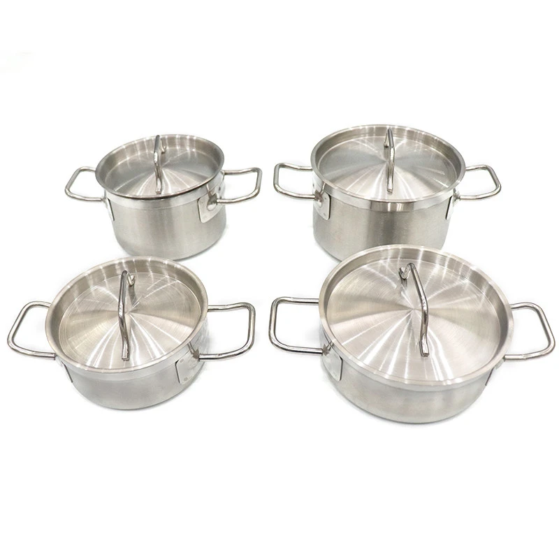 Stainless steel three-layer composite bottom soup pot