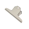 Stainless steel ticket holder Stationery Office document metal clip fixed strong ticket holder round mountain clip