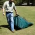 Import Strong Yard Waste Tarp With 4 Corner Handles for Leaves Gathering from China
