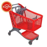 Supermarket Plastic Shopping Cart, Plastic Shopping Trolley
