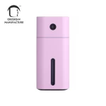 supplier OEM modern ABS 4 colors mini 180ml Ultrasonic Cool Mist Humidifier with 7 LED night Lights