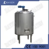 SUS304 or 316L refrigerated tank milk cooling and storage tank