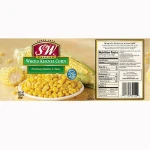 Healthy Fresh Premium Whole Kernal Corn Canned Packing
