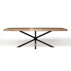 teak outdoor table with metal legs indonesia furniture