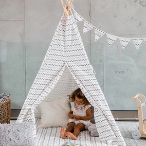 Teepee cotton canvas teepee tipi Play Teepee Tent Kids Game House Children Toys Tents