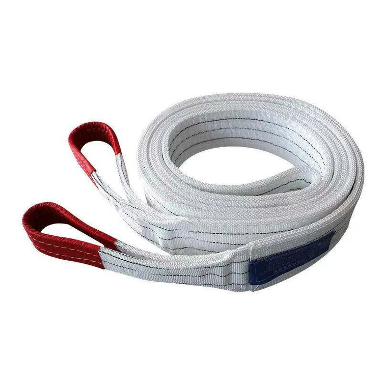 The Best China White Color Heavy Duty Polyester Weight Webbing Lifting Slings