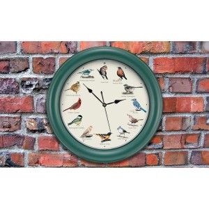 The Original Singing Bird 13&quot; Wall Sound Clock