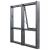 Import Thermal Break Aluminum Profiles Glass Curtain Wall Wall Connection Malaysia Cost Per Square Metre from China