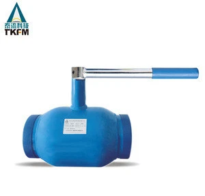 TKFM district heating use maintenance free manufacturers 2 inch fully welded handwheel floating ball valve price