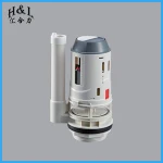 Toilet tank fitting of dual flush valve for toilet cistern flush