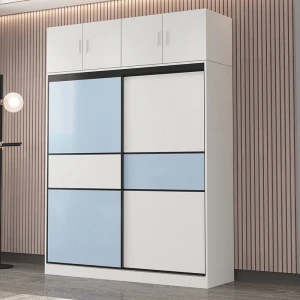 Top quality bedroom wall furniture design wardrobe with sliding door