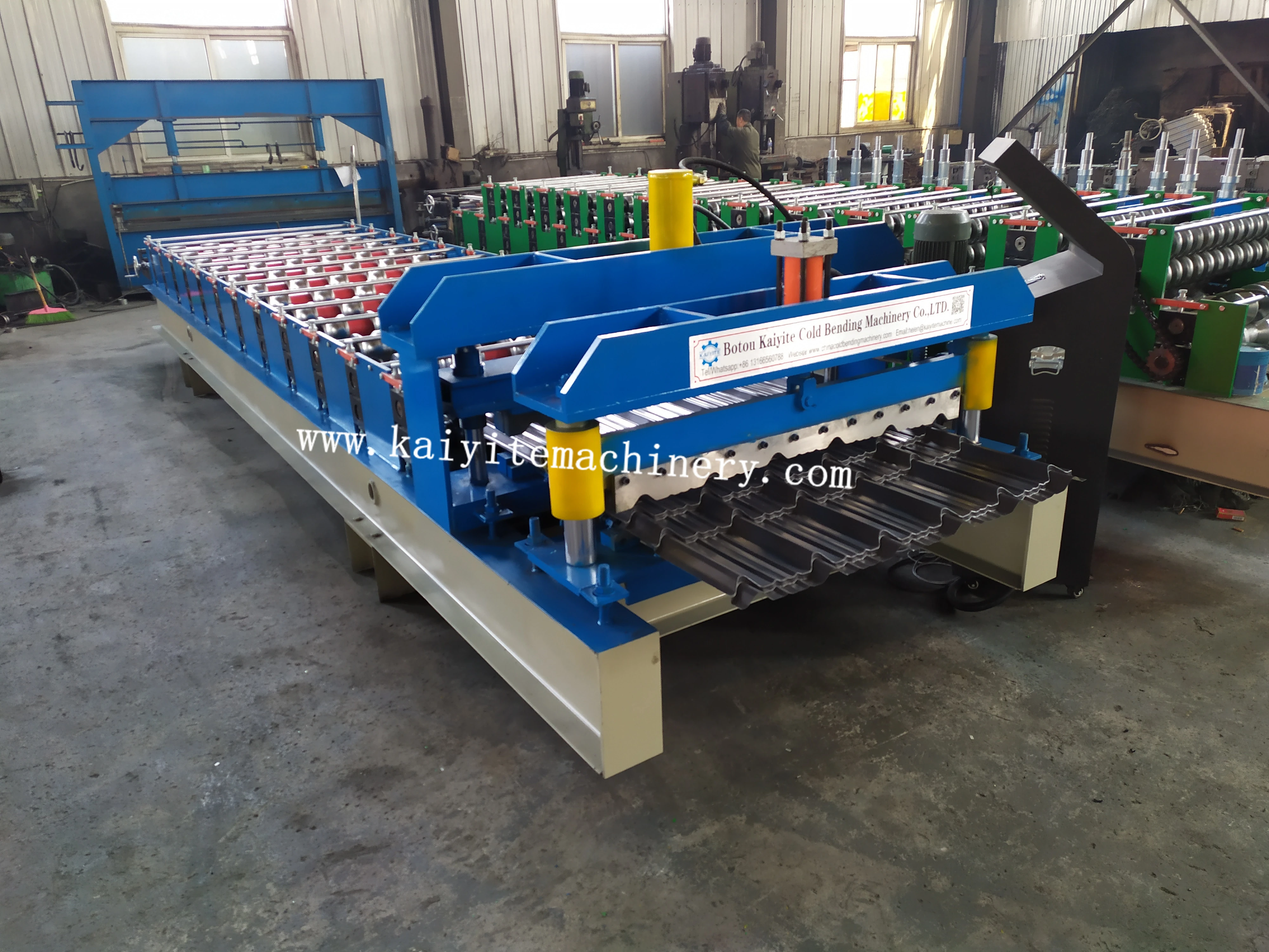 Top Quality Steel Metal Roofing Glazed Corrugated Tile Roofing Sheet Cold Roll Forming Making Machine