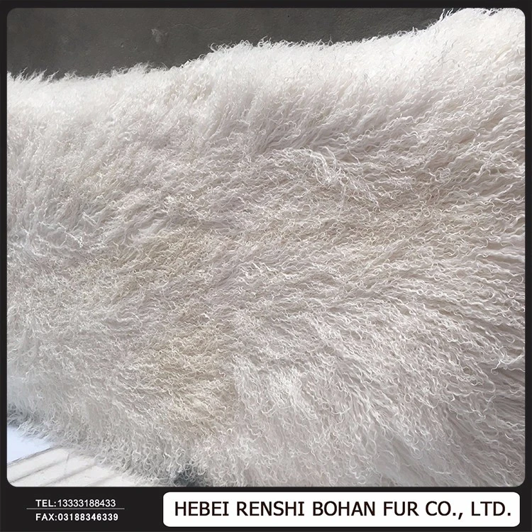 Top Quality Wholesale Price Dyed Real Sheep Skins/Sheep Fur Material /Mongolian fur Plate