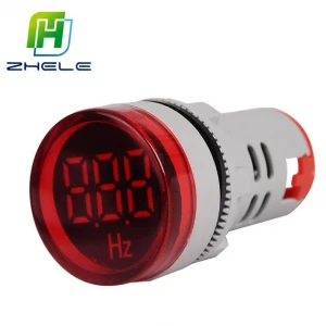 Top Sale CE Square Mini Digital Display HZ Hertz Frequency Meter Indicator LED Light Measuring Range 0-99 hz