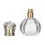 Import Top selling luxury glass spray perfume bottle, 30ml 50ml pumpkin shape empty perfume spray bottles from China