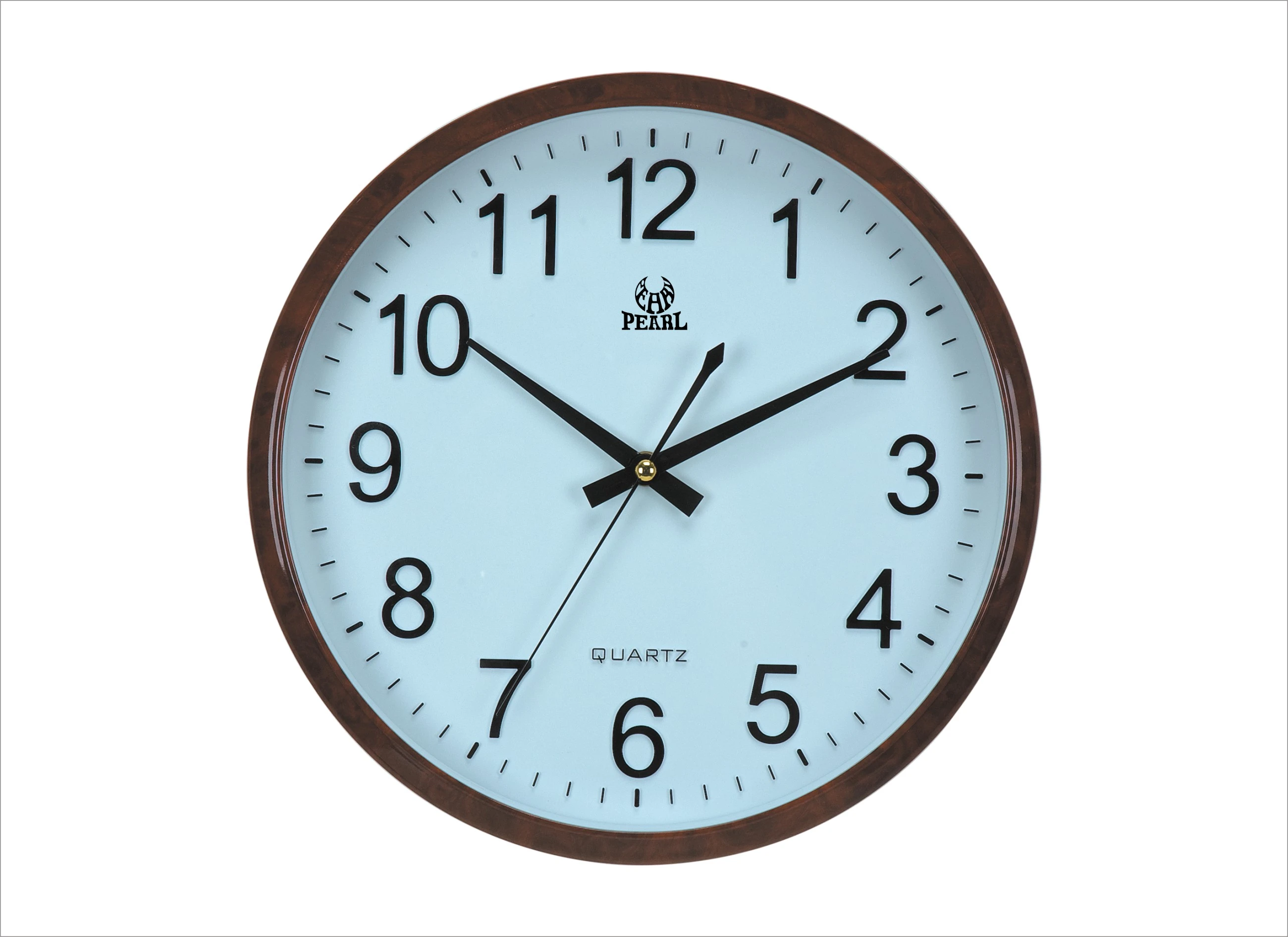 Traditional Classic round quartz analog wall clock for Silent Sweep Hands Decor for Office Living room or kids room kitchen