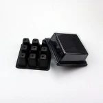 Transparent plastic agriculture small 9 cell growing seed plant starter tray trays