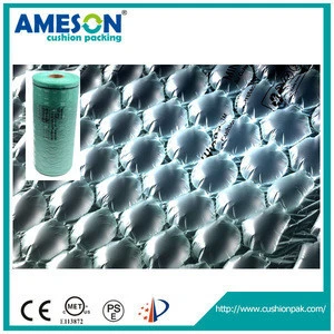 Transparent plastic bubble roll inflate by mini air cushion for protective packaging