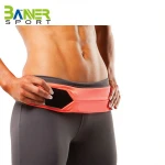 Travel close-fitting fabric waist bag guard against theft burglary belt pouch ultralight elastic sport running phone bag