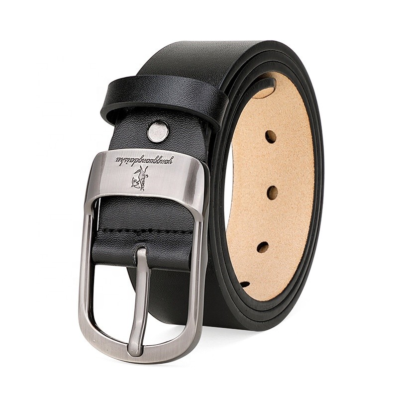 TT9127 Men&#x27;s Clip Buckle Genuine Leather Belt Fashion Custom Design Belt Manufacturers