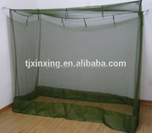 Types of military green designer bed meditation mosquito net