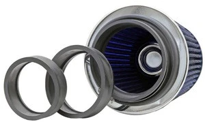 Universal air filter 76 mm inlet with adapers 89 mm, 101 mm