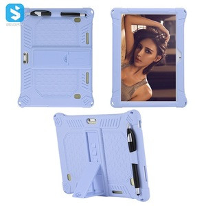 Universal for 10inch Tablet for  Ipad Shockproof Silicone Case for Samsung with Bag Strap Stand Holder