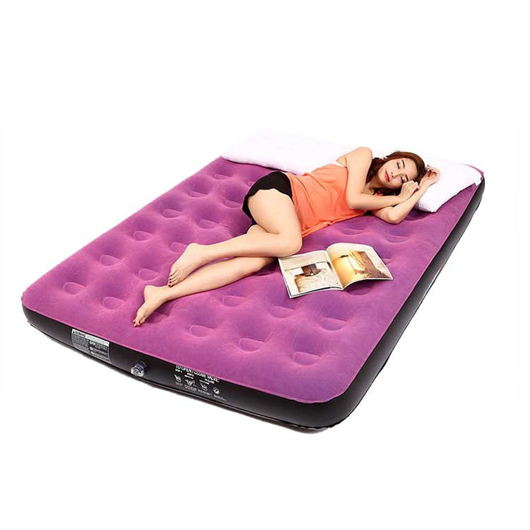 Inflatable Pvc Bed Buy Upgraded Twin Queen Size Elevated Dura-beam Pvc Flocking Inflatable ...