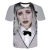 Import US fashion pitcure sublimation printed mens 3D T shirt from China
