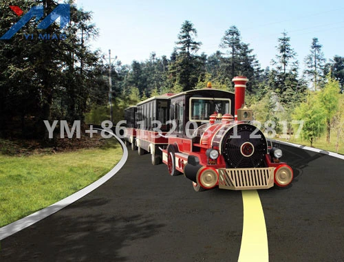 User-friendly design Diesel  engine trackless Yimiao train for sale tourist train